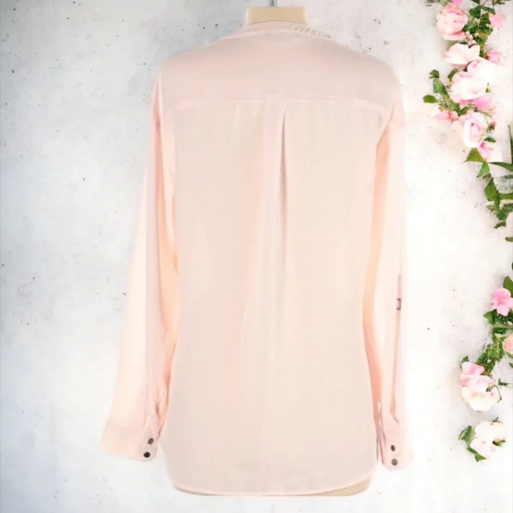 Adrianna Papell Peony Long Sleeve Blouse - Picture 9 of 13